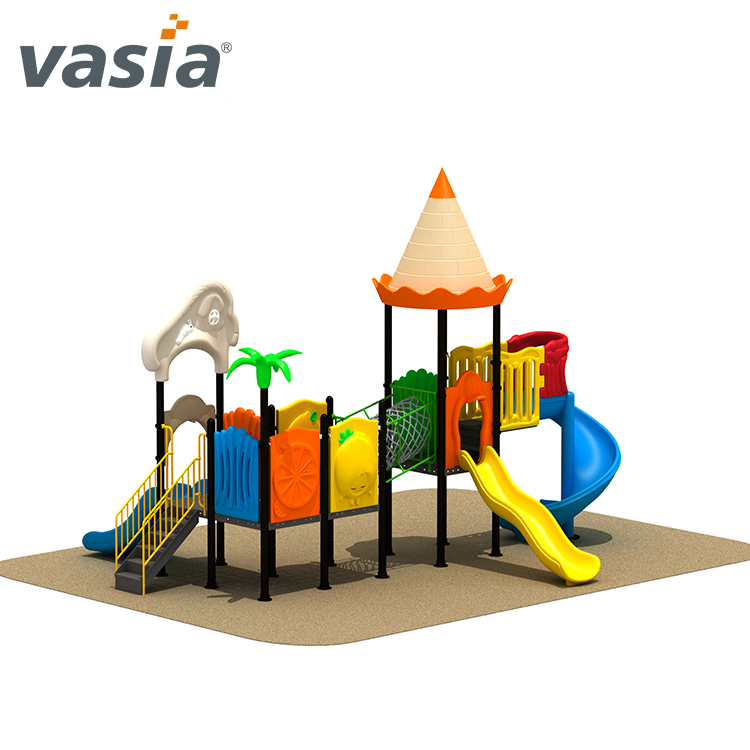 wholesale commercial kindergarten combination outdoor plastic slide
