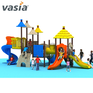 Popular Safe Children Playland Plastic Slide Outdoor Playground 