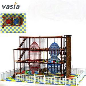 Commercial Multi Kids Climbing Game Obstacle Rope Course Maze
