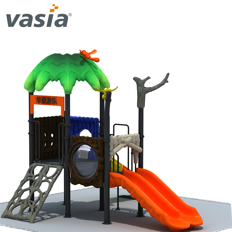 Popular Commercial kids outdoor playset with Double Slide 