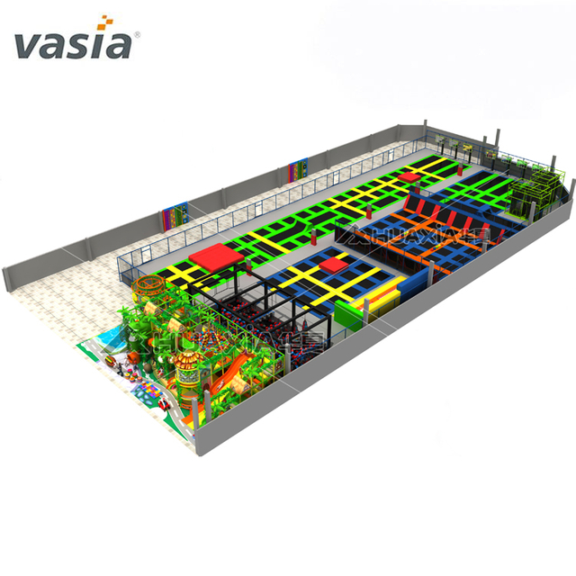 Professional Customized Colorful Children Jumping Trampoline Park