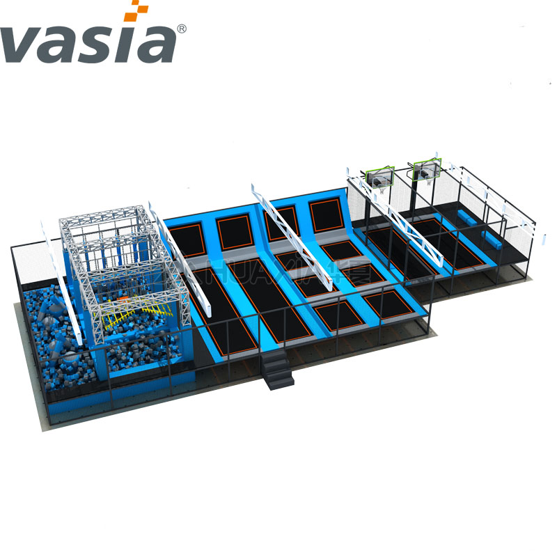  HUAXIA(Vasia) commerical indoor equipment trampoline park indoor playground for sale