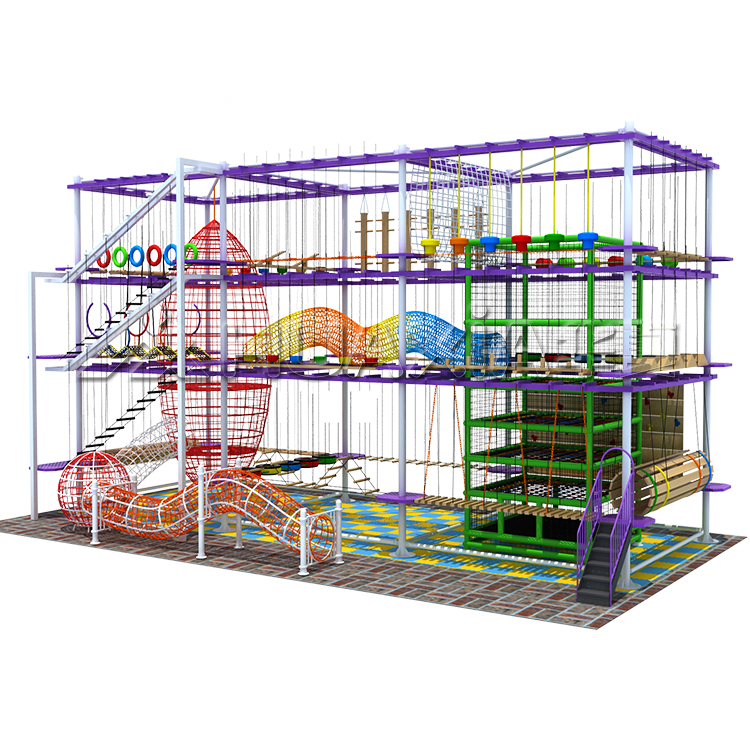 Funcational Physical Exercise Play Games Rope Obstacle Course Activities