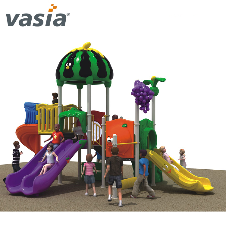 Funny children's outdoor play equipment with plastic