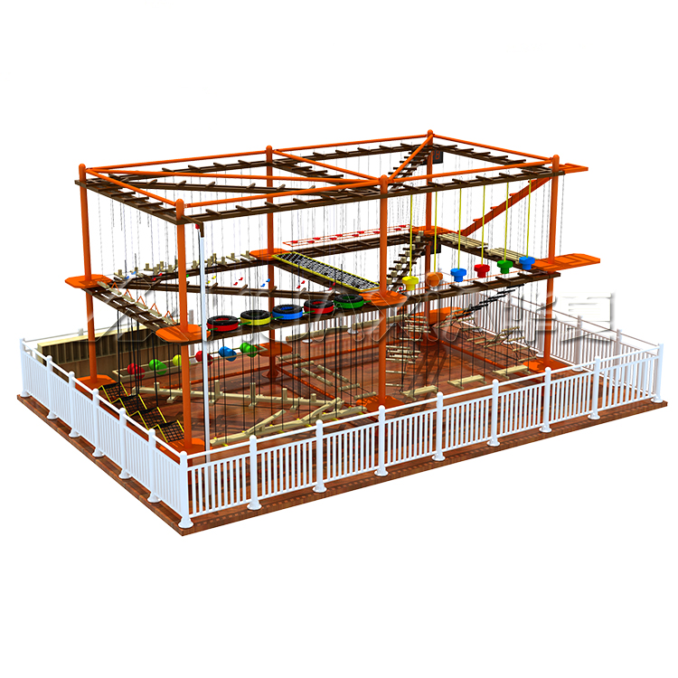 China Indoor Climbing Rope Obstacle Course Adventure Playground Equipment Supplier 