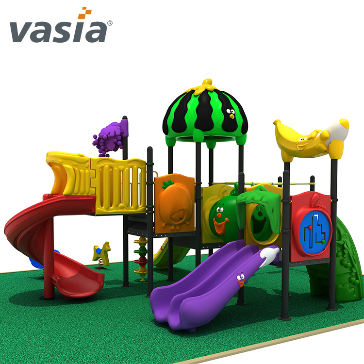 New Design School Fruit Series Outdoor Playground Sliding Board Toys for Kids