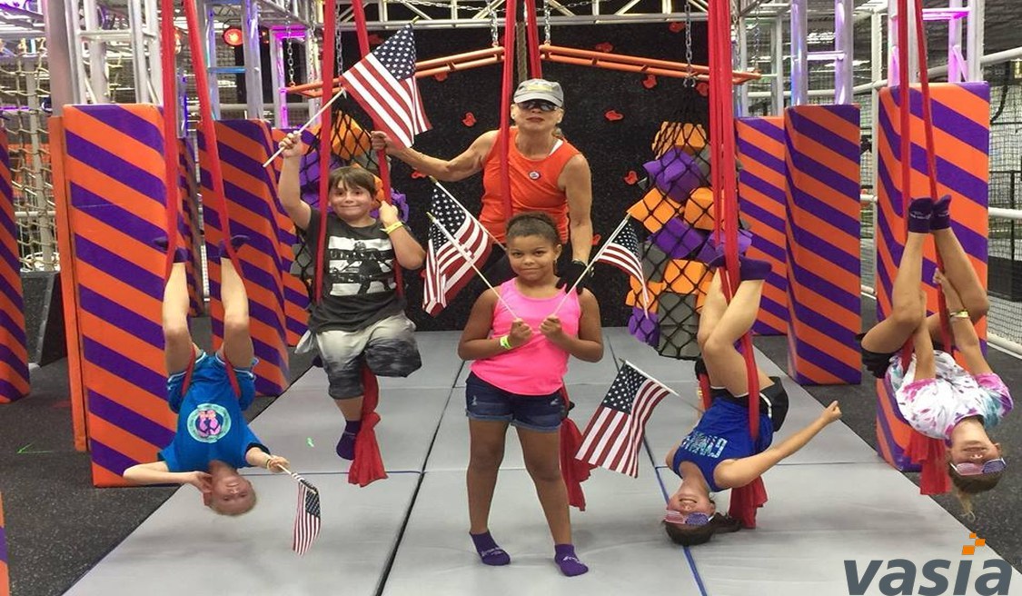 How did American ninja warrior inflatable obstacle course become popular?